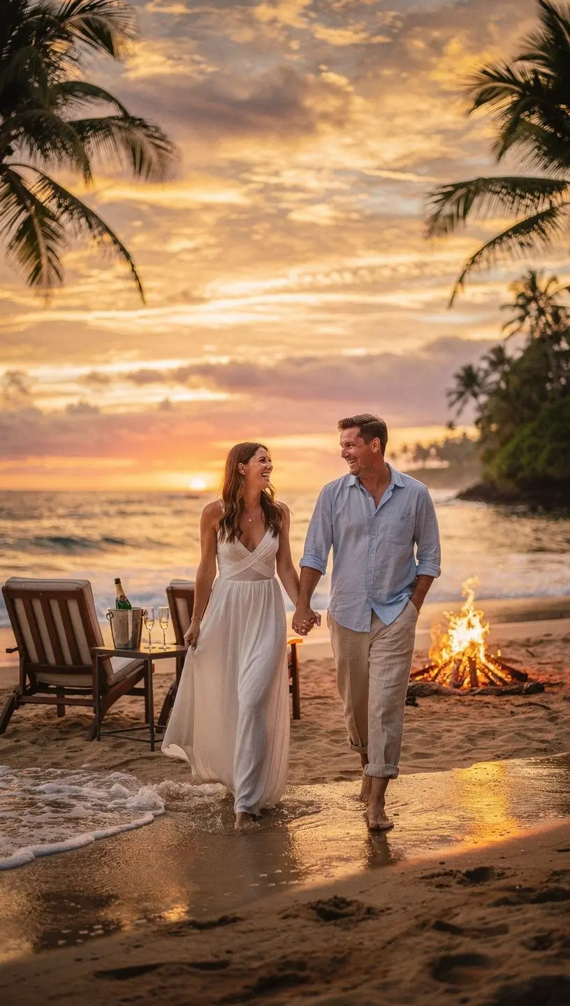 Widok na malowniczy górski krajobraz z domkami w tle