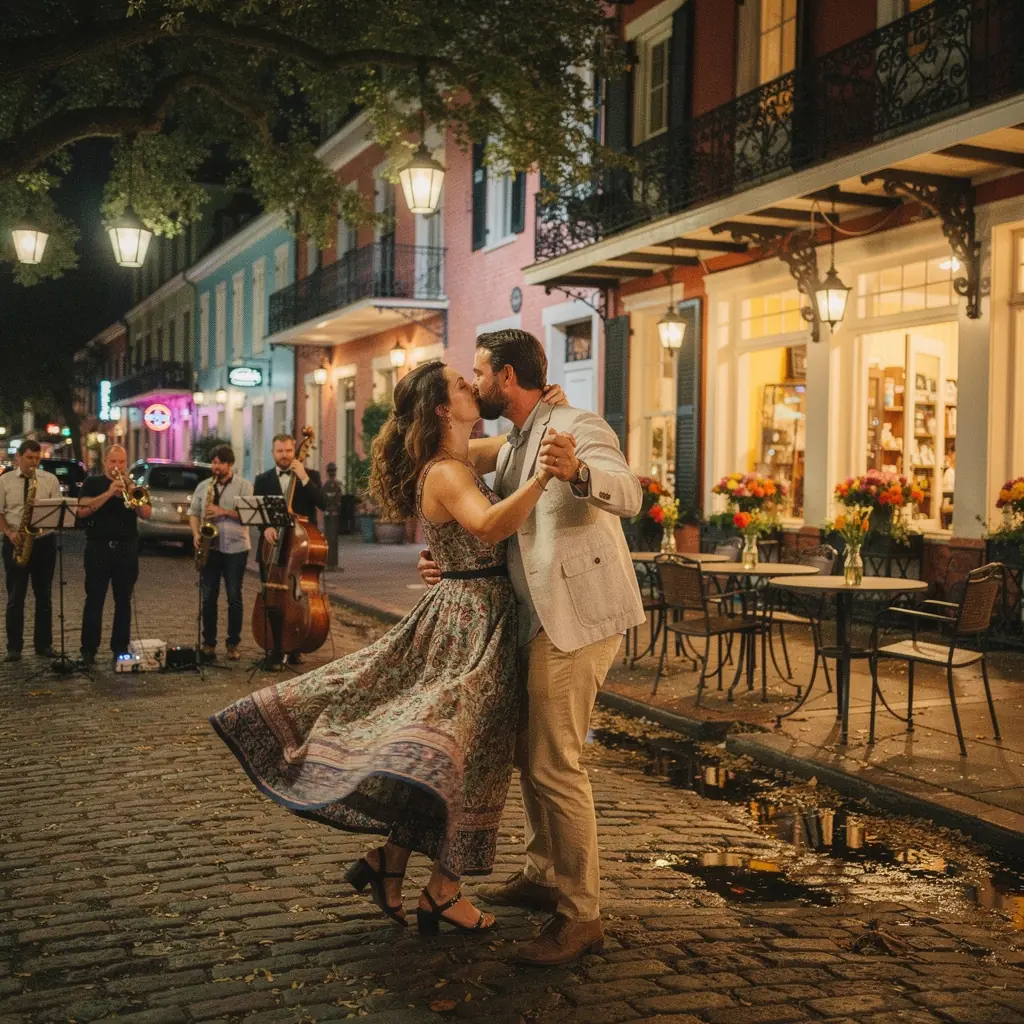 Urokliwy stół z kolacją przy świecach na tarasie w górskim kurorcie