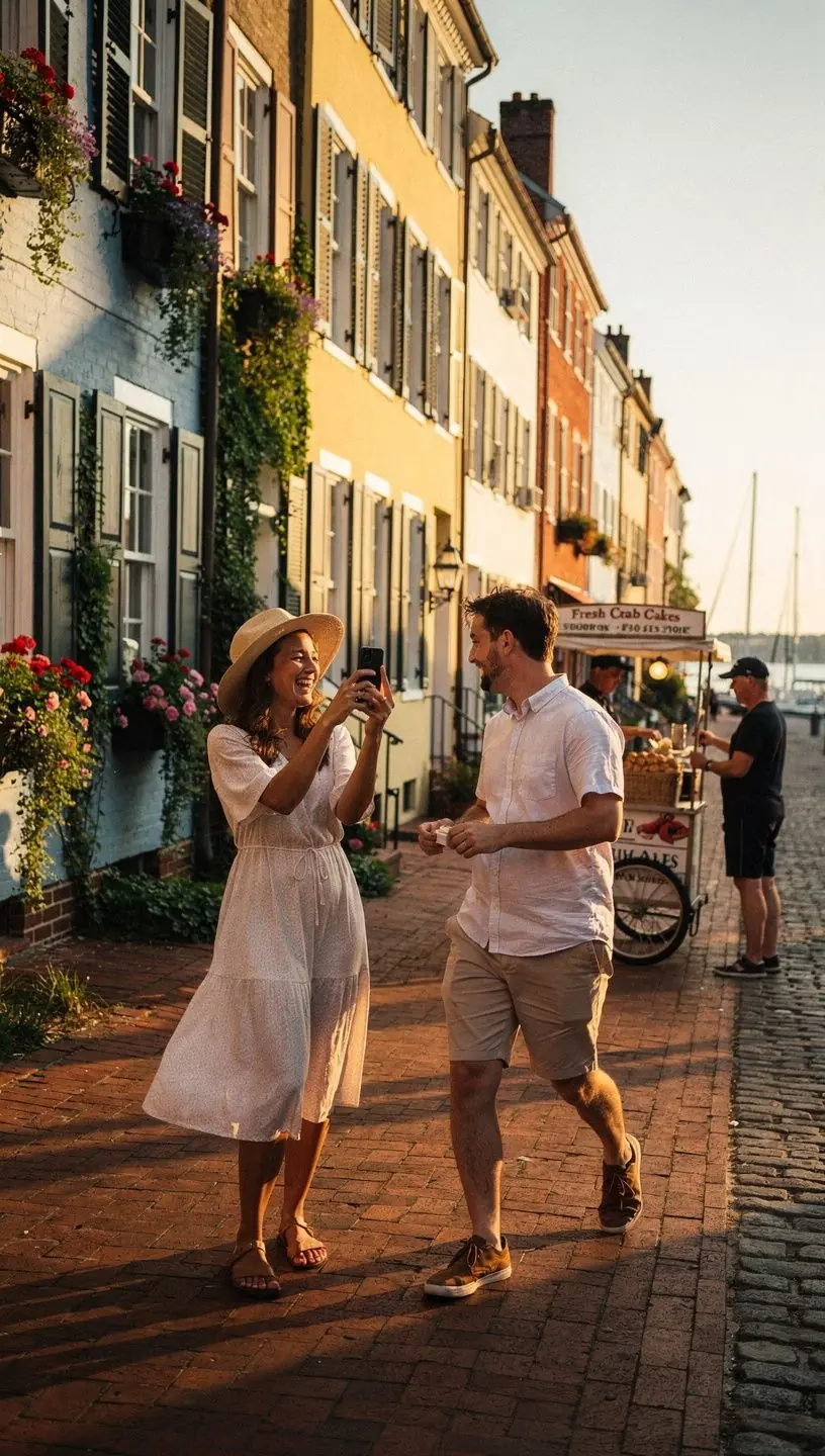 Para trzymająca się za ręce na malowniczej górskiej ścieżce.